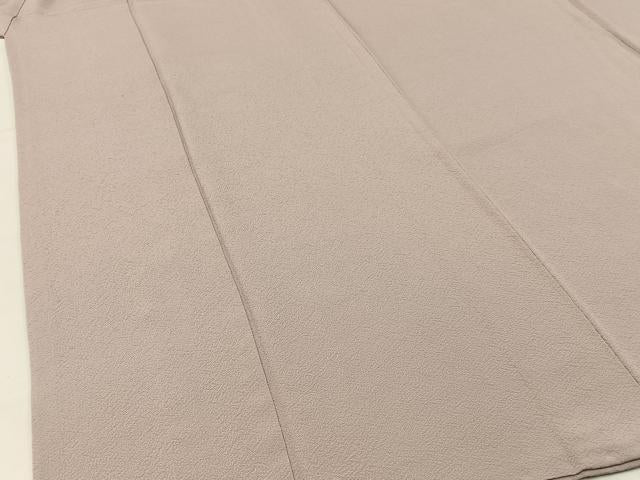 平和屋着物●上質な色無地 灰桜色 正絹 逸品 BAAW5149hj