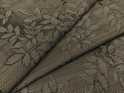 平和屋着物●本場大島紬 草葉文 やまと誂製 正絹 逸品 BAAW5155hj