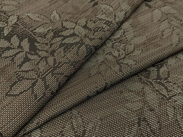 平和屋着物●本場大島紬 草葉文 やまと誂製 正絹 逸品 BAAW5155hj