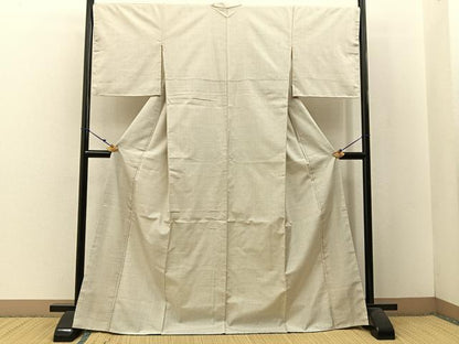 平和屋着物●本場大島紬 白大島 100亀甲 総詰め 正絹 逸品 未使用 BAAW5157hj