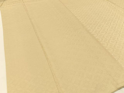 平和屋着物●上質な色無地 花地紋 砥粉色 正絹 逸品 BAAW5166hj