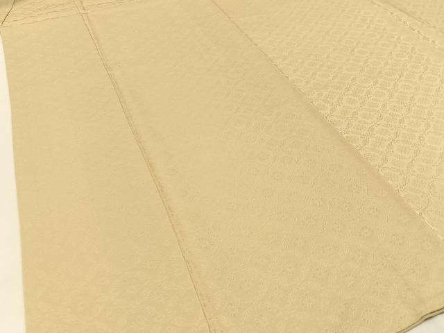 平和屋着物●上質な色無地 花地紋 砥粉色 正絹 逸品 BAAW5166hj