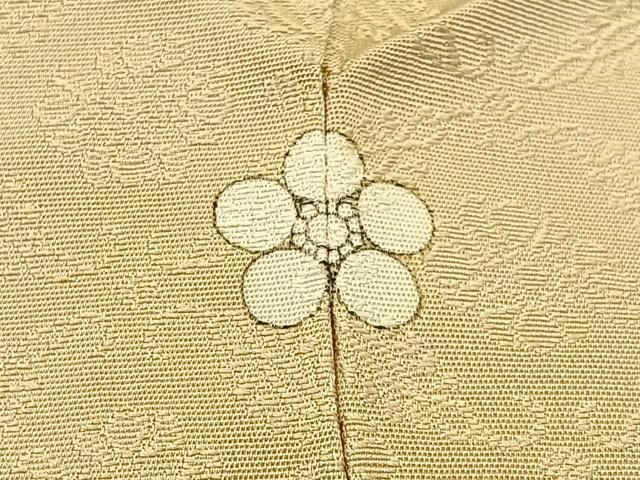 平和屋着物●上質な色無地 花地紋 砥粉色 正絹 逸品 BAAW5166hj