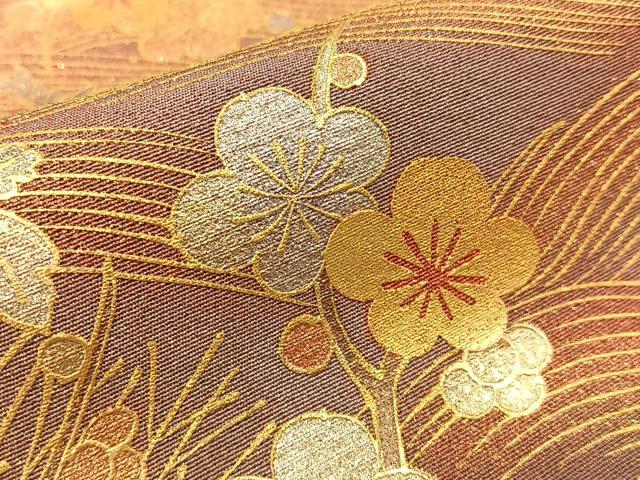平和屋着物●豪華色留袖 作家物 流水花鳥文 暈し染め 金銀彩 正絹 逸品 BAAW5170hj