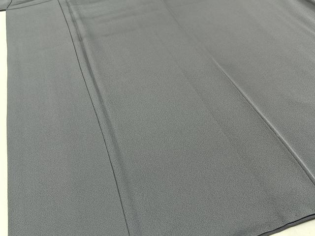 平和屋着物●上質な色無地 薄鼠色 正絹 逸品 BAAW5175hj
