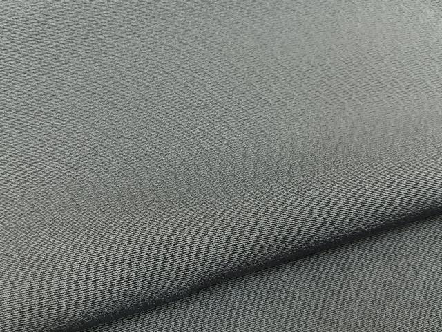 平和屋着物●上質な色無地 薄鼠色 正絹 逸品 BAAW5175hj