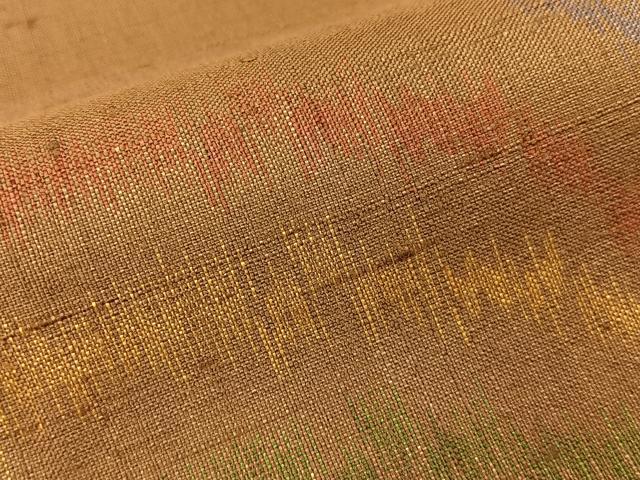 平和屋着物●上質な紬 流線文 正絹 逸品 BAAW5200hj