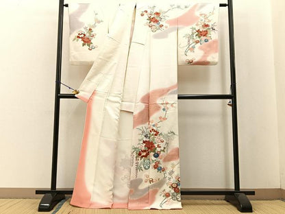 平和屋着物■訪問着 花車文 金彩 正絹 逸品 BAAW5213hj