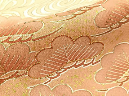 平和屋着物■豪華色留袖 駒刺繍 浜松文 金彩 正絹 逸品 BAAW5215hj