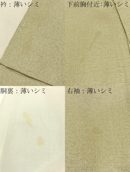 平和屋着物■訪問着 鼓花文 暈し染め 銀彩 正絹 逸品 BAAW5244hj