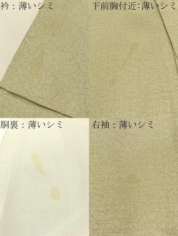 平和屋着物■訪問着 鼓花文 暈し染め 銀彩 正絹 逸品 BAAW5244hj