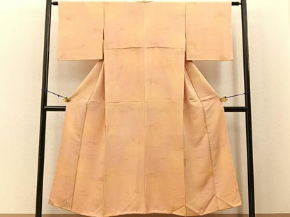 平和屋着物■上質な小紋 樹林地紋 暈し染め 正絹 逸品 BAAW5255hj