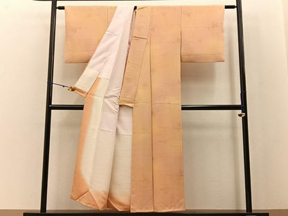 平和屋着物■上質な小紋 樹林地紋 暈し染め 正絹 逸品 BAAW5255hj