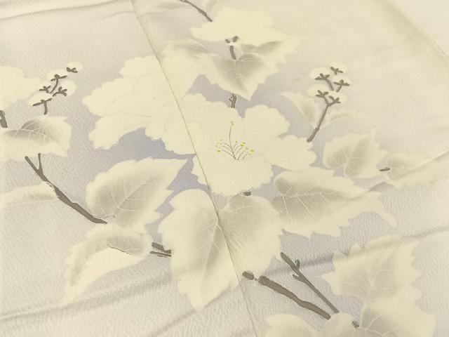 平和屋着物■訪問着 手描き 枝花文 暈し染め 正絹 逸品 BAAW5327hj