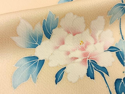 平和屋着物■訪問着 友禅 流水花陶器文 暈し染め 正絹 逸品 BAAW5332hj