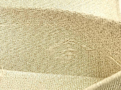 平和屋着物◎太鼓柄袋帯　綴れ　地紙孔雀花文　銀彩　正絹　逸品　BAAW5383hj