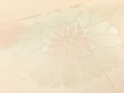 平和屋着物■長襦袢 無双仕立て 菊地紋 暈し染め 正絹 逸品 BAAW5515hj