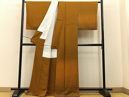 平和屋着物■訪問着　花鳥地紋　暈し染め　正絹　逸品　未使用　BAAW5526hj