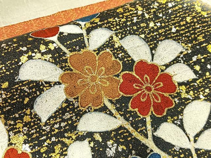 平和屋着物■訪問着　重ね山有職花文　暈し染め　金銀彩　正絹　逸品　BAAW5530hj