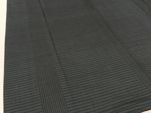 平和屋着物●本場大島紬　7マルキ　縞　正絹　逸品　BAAW5533hj