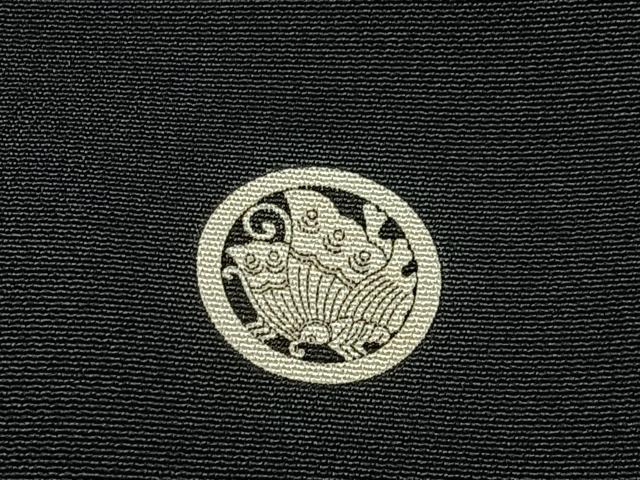 平和屋着物■豪華黒留袖 駒刺繍 扇面宝尽くし花蝶文 金彩 正絹 逸品 BAAW5547hj
