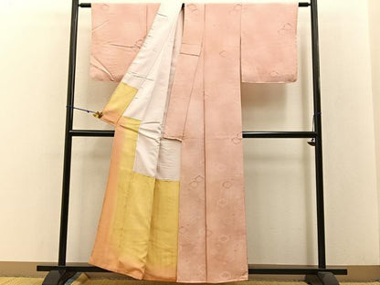 平和屋着物■上質な小紋 有職文 暈し染め 正絹 逸品 BAAW5556hj