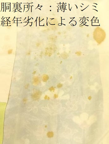 平和屋着物■上質な小紋 草花文 大丸扱い 正絹 逸品 未使用 BAAW5581hj