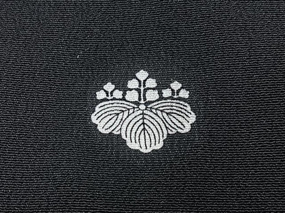 平和屋着物■豪華黒留袖　花鳥文　金彩　正絹　逸品　BAAW5583hj