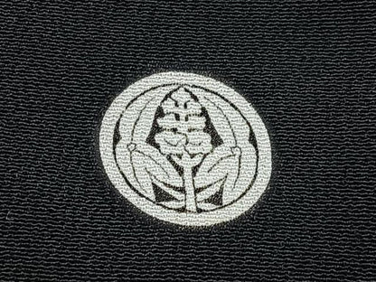 平和屋着物■豪華黒留袖　刺繍　浜松文　暈し染め　金彩　正絹　逸品　BAAW5598hj