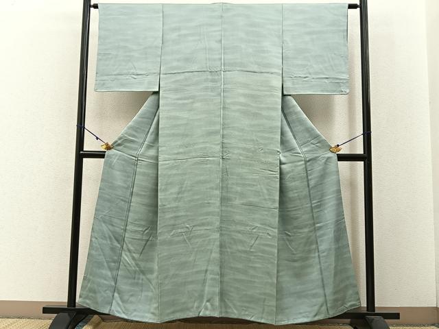 平和屋着物■上質な小紋　鮫小紋柄　霞文　暈し染め　やまと誂製　正絹　逸品　BAAW5633hj