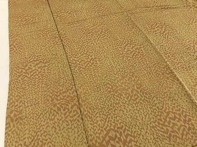 平和屋着物■上質な小紋 草葉シルエット 正絹 逸品 BAAW5648hj