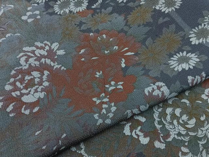 平和屋着物■上質な小紋 草花文 正絹 逸品 BAAW5661hj