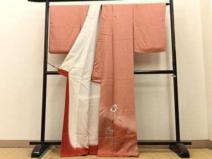 平和屋着物■訪問着 カトレア 暈し染め 金銀彩 正絹 逸品 BAAW5674hj