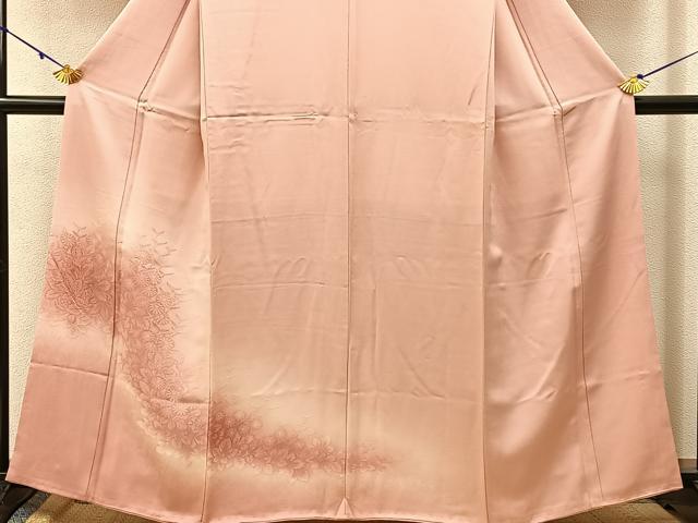 平和屋着物■訪問着 菊地紋 暈し染め 正絹 逸品 BAAW5677hj