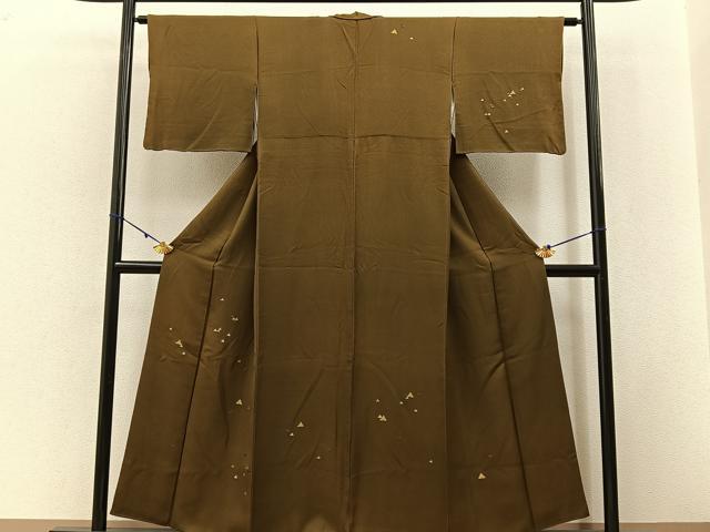 平和屋着物■訪問着 総刺繍 鱗文様 正絹 逸品 BAAW5695hj
