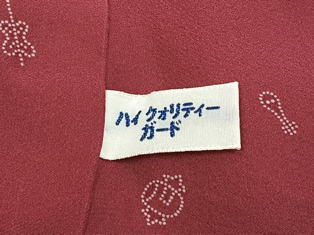 平和屋着物●人間国宝　小宮康孝　江戸小紋　あられ文様　正絹　逸品　BAAW5713hj