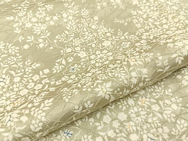 平和屋着物■上質な小紋 草花文 正絹 逸品 BAAW5719hj