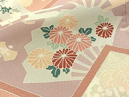 平和屋着物■訪問着　松竹梅　平安人物文　正絹　逸品　BAAW5727hj