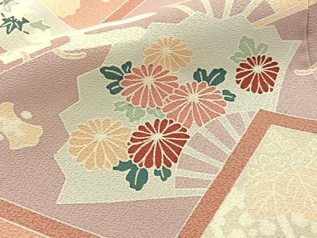 平和屋着物■訪問着　松竹梅　平安人物文　正絹　逸品　BAAW5727hj