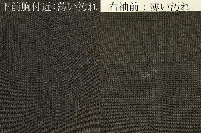 平和屋着物■男性 お召 縞 正絹 逸品 BAAW5740hj
