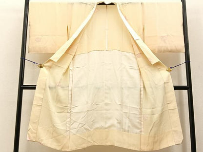 平和屋着物●長襦袢　無双仕立て　絞り　梅　鈴乃屋扱い　正絹　逸品　BAAW5744hj
