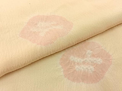 平和屋着物●長襦袢　無双仕立て　絞り　梅　鈴乃屋扱い　正絹　逸品　BAAW5744hj