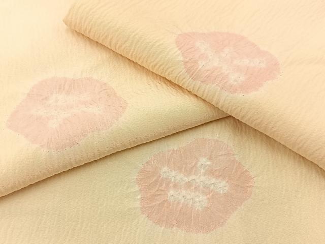 平和屋着物●長襦袢　無双仕立て　絞り　梅　鈴乃屋扱い　正絹　逸品　BAAW5744hj