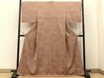 平和屋着物■本加賀友禅作家　押田正義監修　小紋　霞文　暈し染め　正絹　逸品　BAAW5751hj
