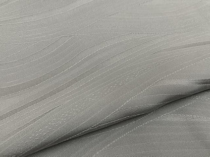 平和屋着物■上質な色無地 流水地紋 薄墨色 正絹 逸品 BAAW5759hj