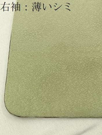平和屋着物■訪問着　雪輪鹿の子花文　暈し染め　金彩　正絹　逸品　BAAW5770hj