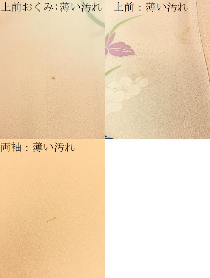 平和屋着物■訪問着　鏡裏花文　暈し染め　正絹　逸品　BAAW5796hj
