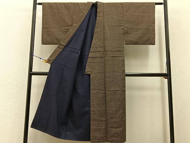 平和屋着物■男性 本場大島紬 吉祥文 正絹 逸品 BAAW5829hj