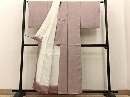 平和屋着物■上質な小紋　あられ文様　鮫小紋柄　正絹　逸品　BAAW5830hj