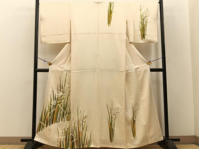 平和屋着物■訪問着　カトレア　金彩　正絹　逸品　BAAW5835hj